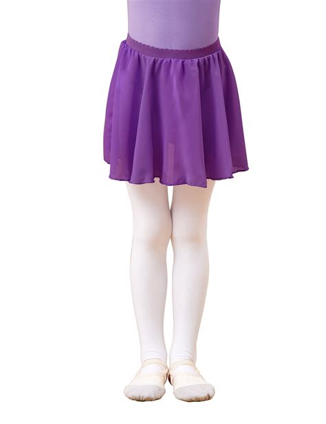 Ballet Skirts For Girl Kids Basic Chiffon Mini Dance Skirt