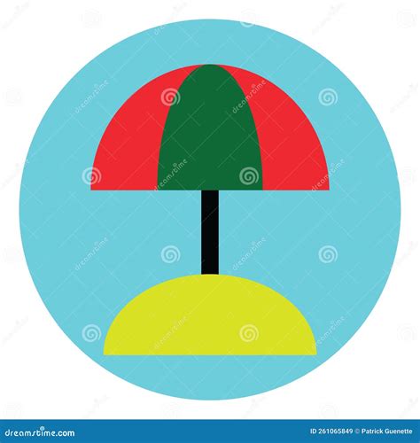 Beach Umbrella Icon Stock Vector Illustration Of Collection 261065849