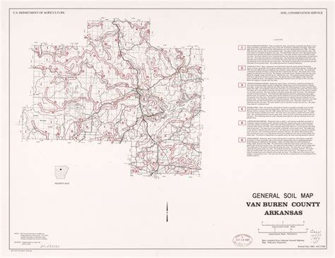 General Soil Map Van Buren County Arkansas Library Of Congress