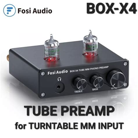 jual fosi audio box  phono tube preamp  turntable mm input