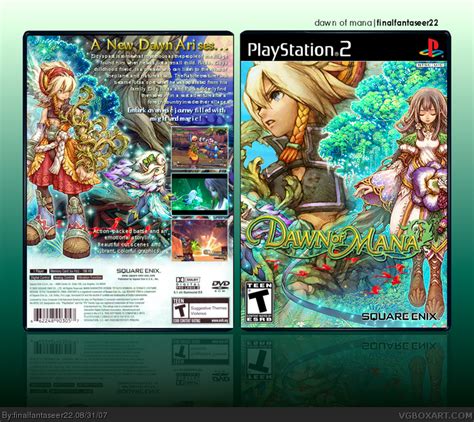 Dawn of Mana PlayStation 2 Box Art Cover by finalfantaseer22