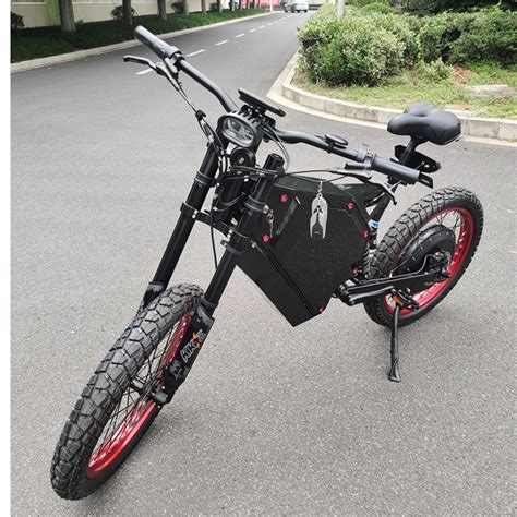 Electric Bike 72V 12000W Steel Frame Full Suspension Off Road Electric