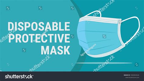 Medical Surgical Mask Vector Illustration Concept เวกเตอร์สต็อก ปลอดค่าลิขสิทธิ์ 1905834520