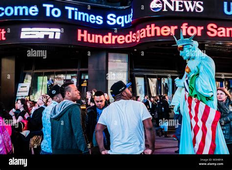 Times Square Theater District Manhattan New York New York USA Stock