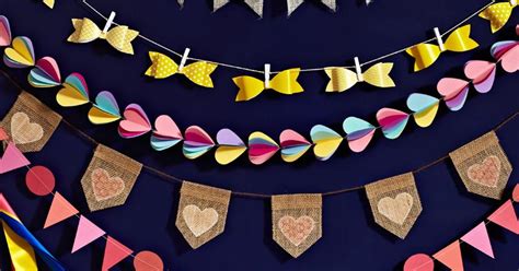 6 Easy DIY Wedding Bunting Projects + Free Templates - Weddingbells