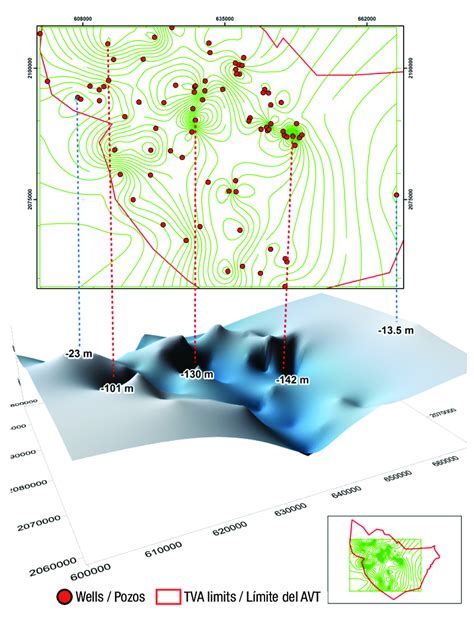 Digital Elevation Map Interpolated By The Kriging Method Of Static Download Scientific Diagram