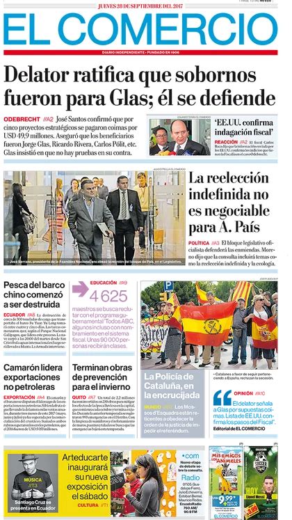 El Comercio Ecuador Jueves 28 De Septiembre De 2017 Infobae