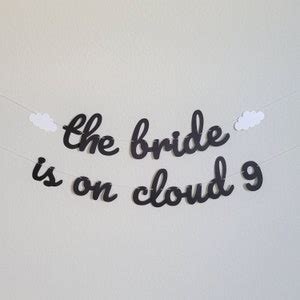 The Bride Is On Cloud The Bride Is On Cloud Banner Etsy