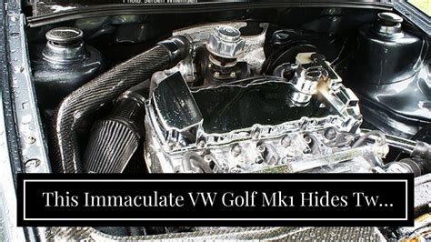 This Immaculate VW Golf Mk1 Hides Two Turbocharged VR6 Engines YouTube