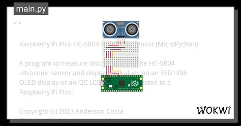 HC SR04 With MicroPython Wokwi ESP32 STM32 Arduino Simulator