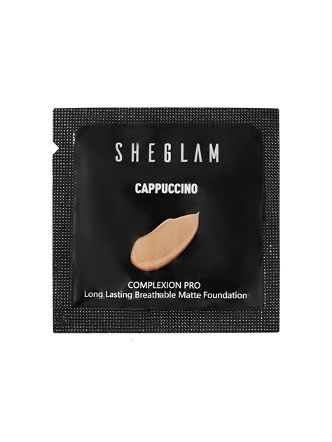 SHEGLAM muestras de base de maquillaje mate de larga duración Cappuccino