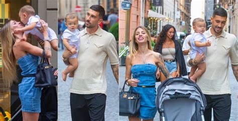 Chiara Nasti E Mattia Zaccagni Passeggiata Romantica Con Il Figlio