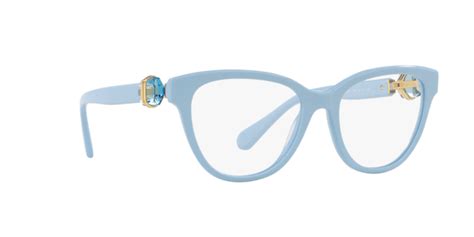 Swarovski Sk2004 1006 Light Blue Woman Eyeglasses Lookeronline