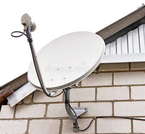 Satellite dish antenna stock photo. Image of house, bowl - 34165274