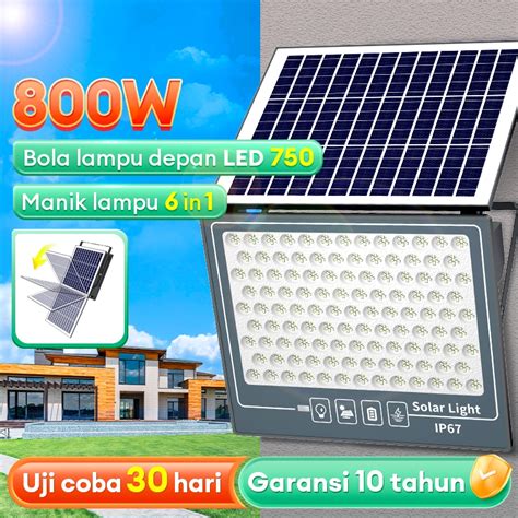 Jual Lampu Tenaga Surya Outdoor Otomatis Matahari Panel Surya Led