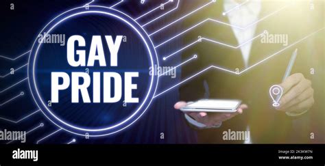 Inspiraci N Mostrando El Signo Gay Pride Enfoque Empresarial Dignidad