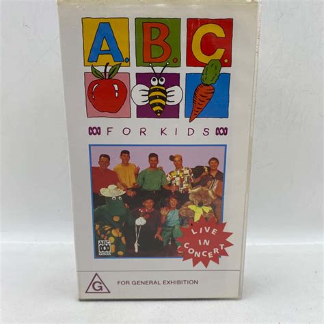 5x ABC For Kids VHS Videos 1980s(s)