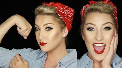 Rosie The Riveter Makeup Step By Saubhaya Makeup