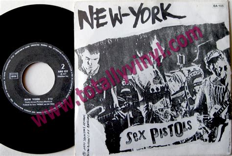 Totally Vinyl Records Sex Pistols Submission New York 7 Inch