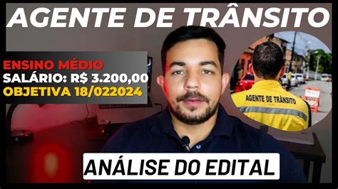 AGENTE DE TRÂNSITO PENHA SC ANÁLISE DO EDITAL YouTube