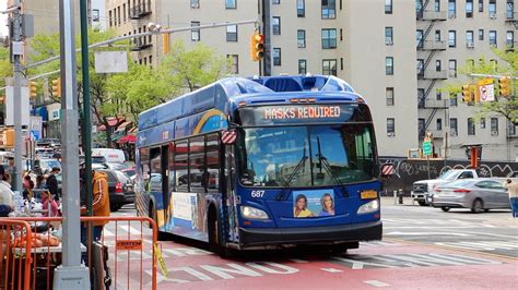 Mta New York City Bus New Flyer Xn Xcelsior Cng On The