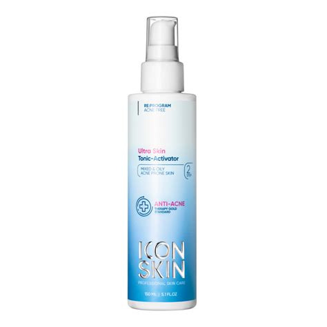 Тоник-активатор для лица Icon Skin Anti-Acne очищающий, для проблемной ...