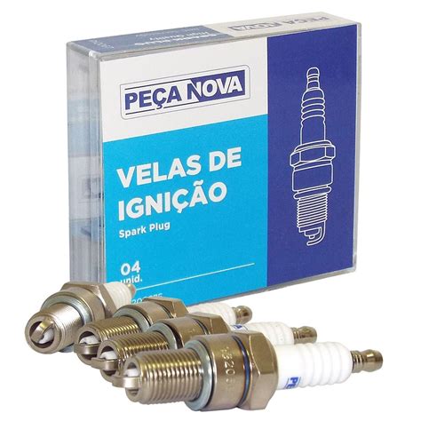 Jogo De Velas Ignicao 1 0 Mpfi Efi Gasolina Bpr6ey Peca Nova Corsa 1994