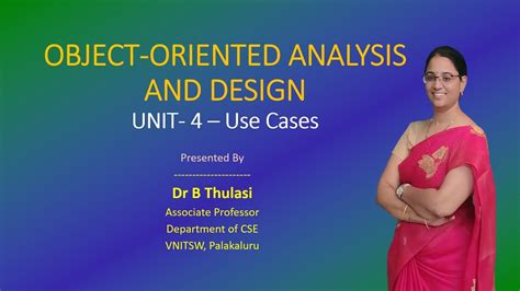 OOAD UNIT 4 Use Cases Common Modeling Techniques VNITSW DR