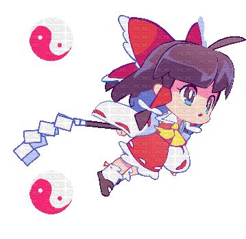 muse dash reimu, muse , dash , hakurei , reimu , touhou - Free animated ...