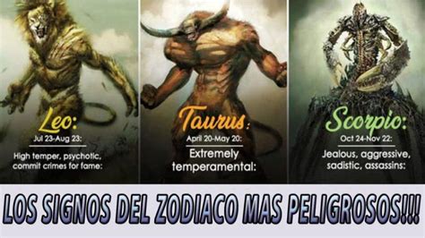 El Signo Mas Peligroso Del Zodiaco Actualizado Enero