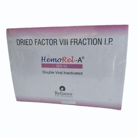 Hemorel A Dried Factor Viii Fraction Injection Liquid 5 Ml At Rs 8944 84 Box In Ahmedabad