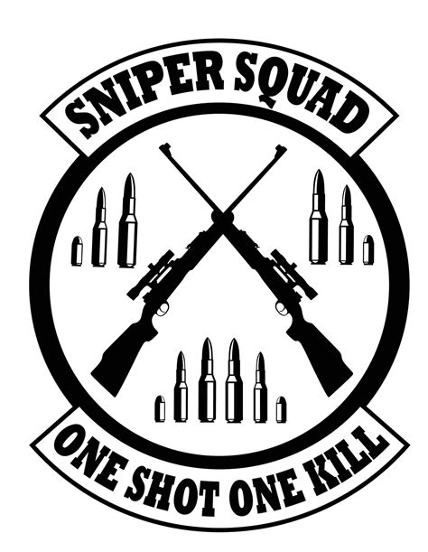 Sniper Squad One Shot One Kill 9574942 Vector Art At Vecteezy