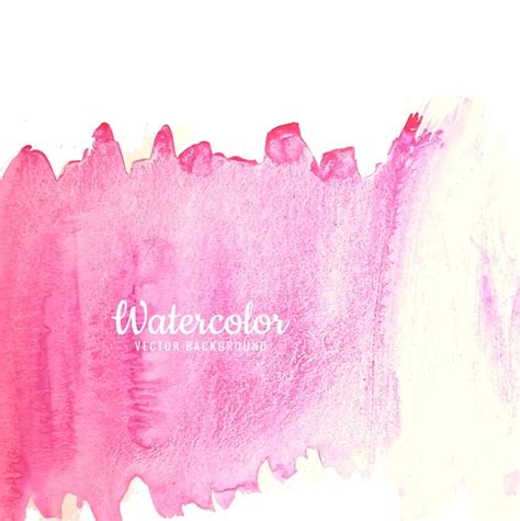 Free Vector Abstract Pink Stroke Watercolor Design