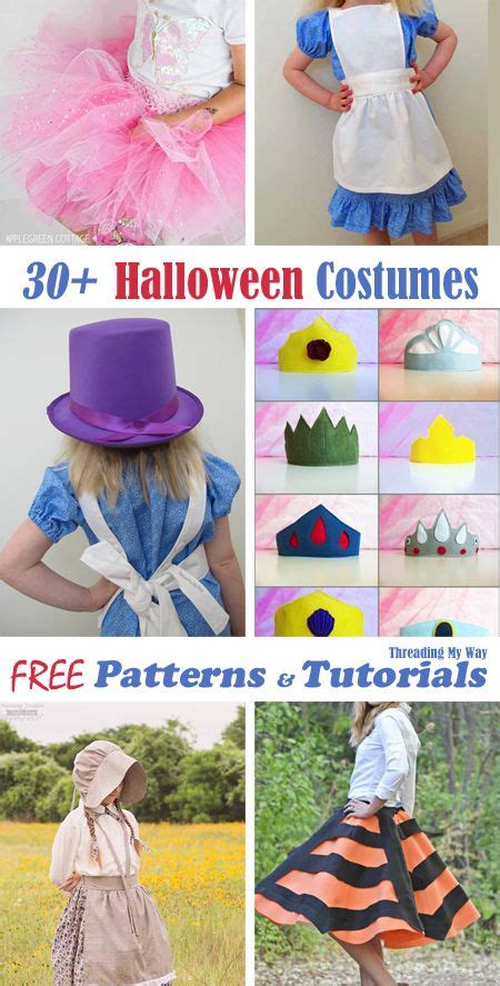 30 Diy Halloween Costumes Tutorials Templates Patterns Diy