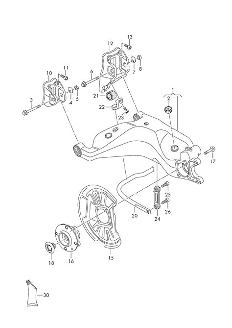 Volkswagen Xl1 2015 2015 Anti Roll Bar Axle Guide Vag Etka Online