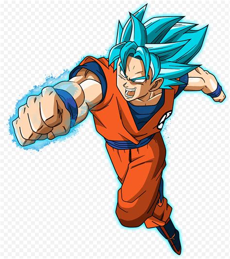 Goku SSJ Azul V4 Png Klipartz