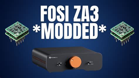 How To Mod Your Fosi Audio Za Op Replacement Youtube