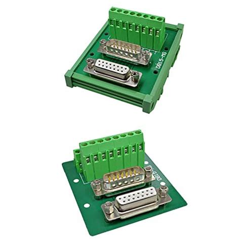 Jienk Db Male Female D Sub Din Rail Mount Interface Module Rs D