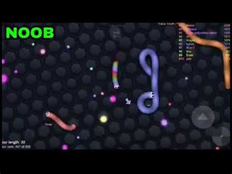 Noob Vs Pro In Slither Io Game YouTube