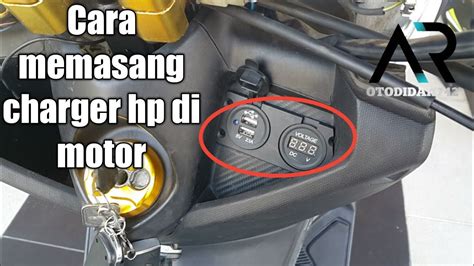 Tutorial Cara Pasang Charger Hp Di Nmax Tanpa Saklar Otodidak