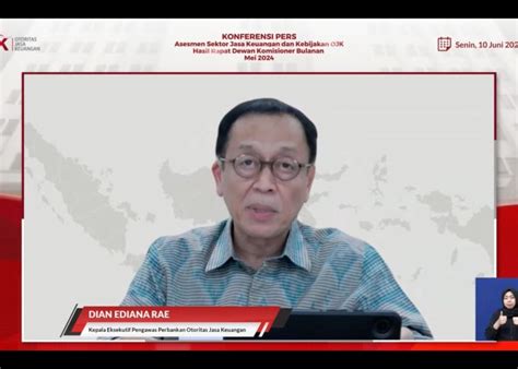 Ojk Catat Kredit Perbankan Tumbuh Persen Dpk Naik Persen Di