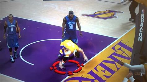 Nba 2k14 Ps3 My Career Lakers Crossover And Dunk With Push Ups Youtube