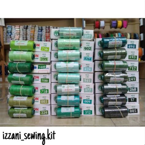 Jual Benang Jahit Yamalon Hijau Shopee Indonesia