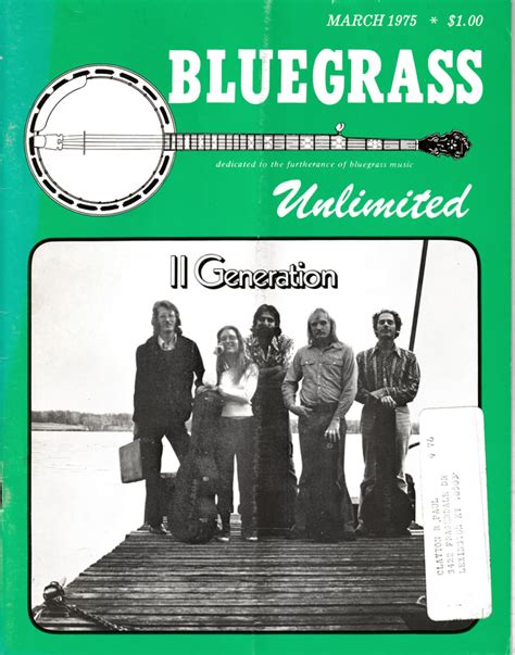 Vol 9 1974 1975 Bluegrass Unlimited Index