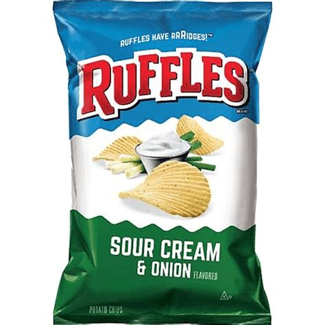 Ruffles Sour Cream And Onion Potato Chips 170g Chips Walter Mart
