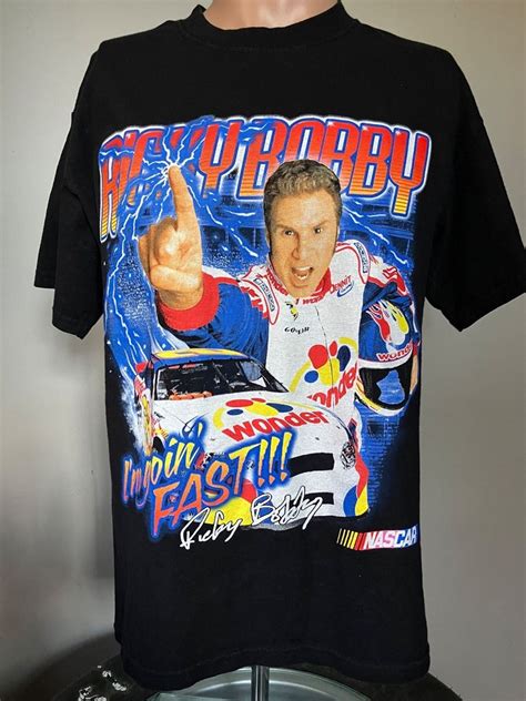 Rare Talladega Nights Ricky Bobby T Shirt Racing Shirt Etsy Uk