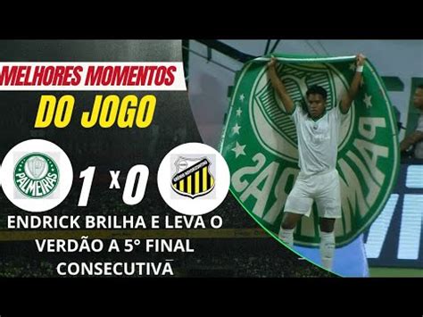 Mais Uma Vez Endrick Brilha Leva O Verd O A Final Consecutiva