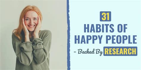 31 Habits Of Happy People Backed By Science And Psychology