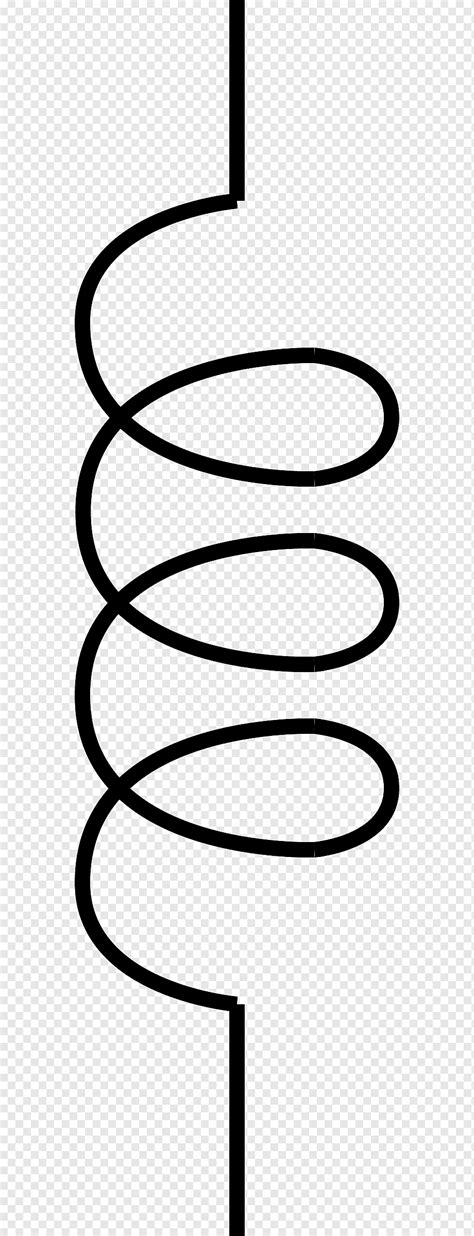 Inductor Schematic Electronic Symbol Electronics Symbol Angle