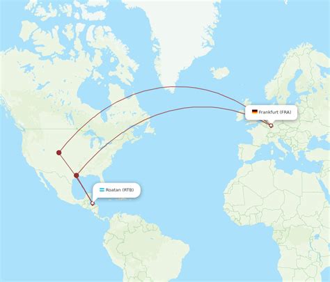 All Flight Routes From Roatan To Frankfurt Rtb To Fra Flight Routes